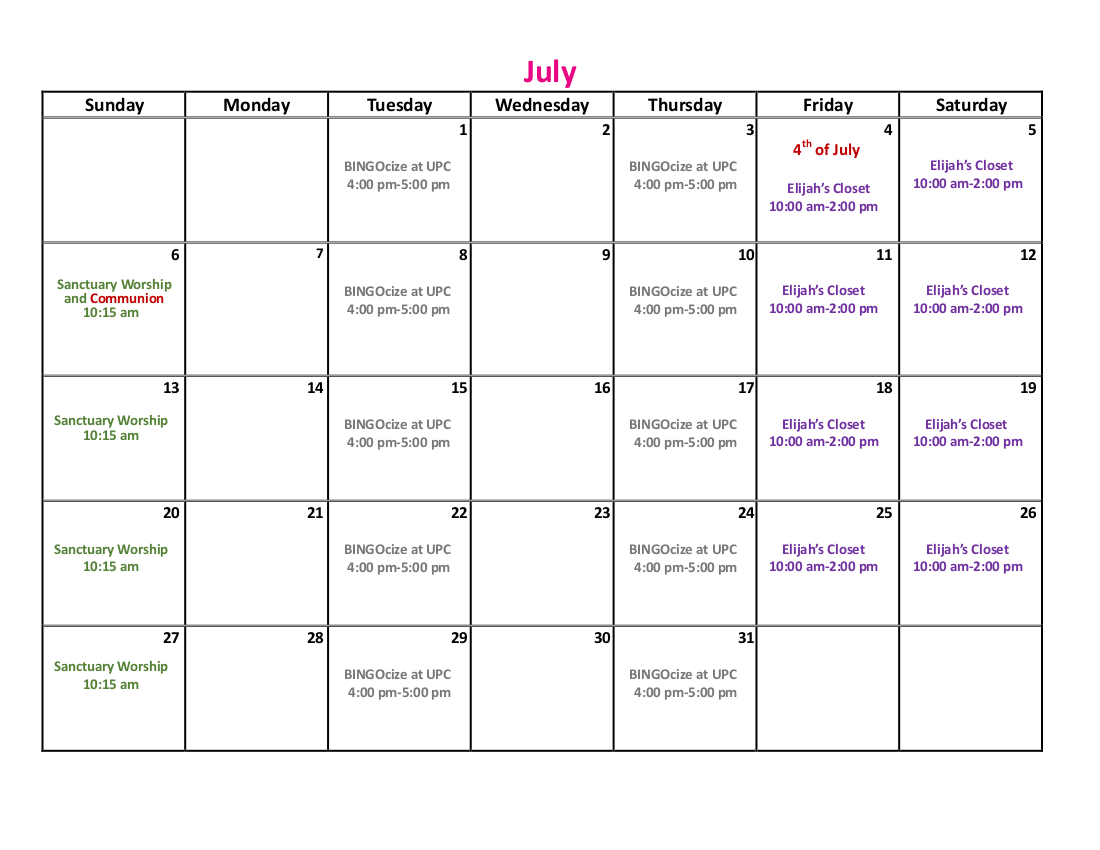 7 July